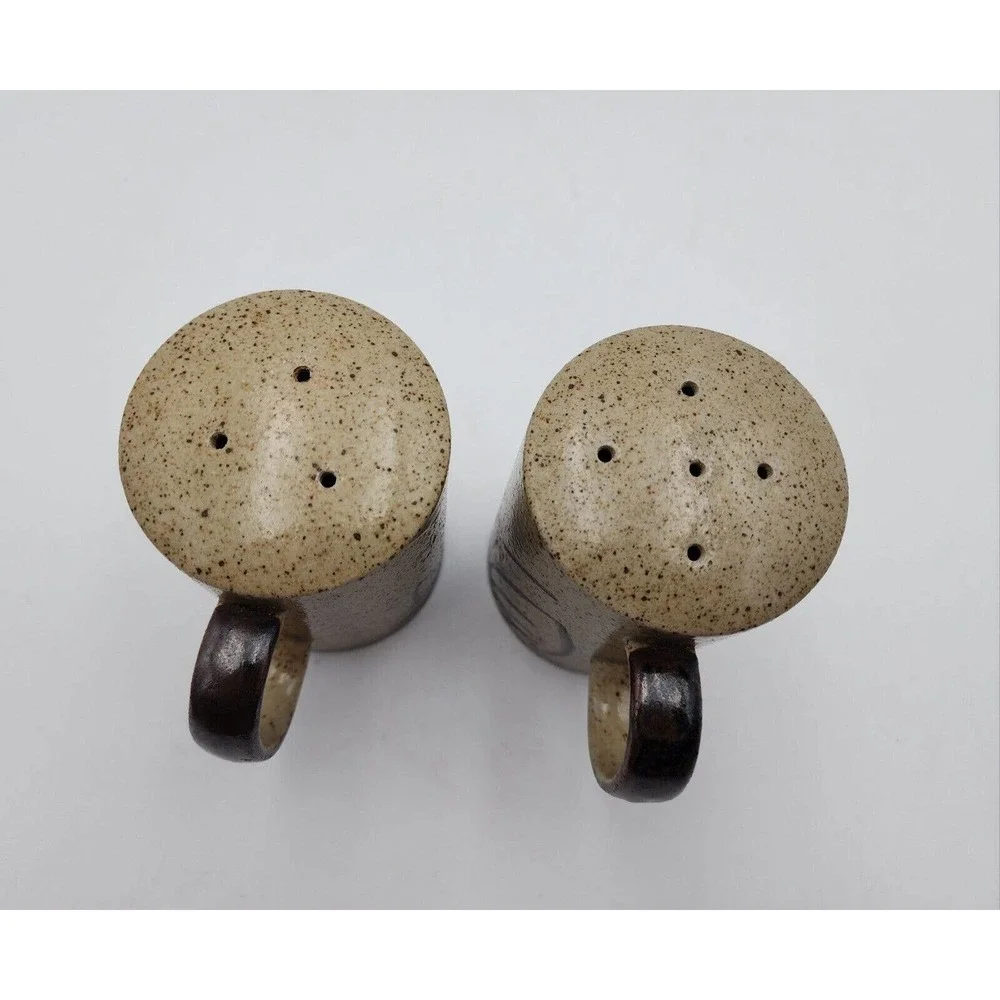 Otagiri Japan Elegant Wheat Pattern Salt Pepper Shaker Set Hand Crafted Vintage
